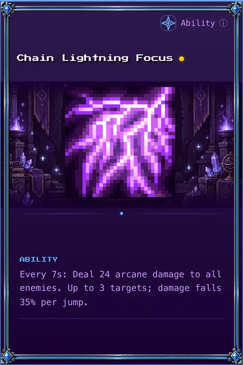 Chain Lightning Focus: Rare Ability